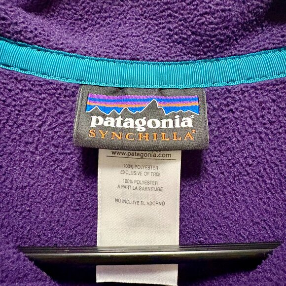 Patagonia Women's Lightweight Synchilla Snap-T® Fleece Pullover - Size Small - Picture 5 of 6